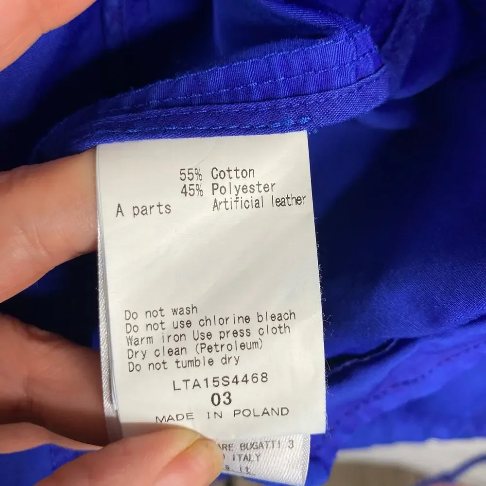 Tatras Womens Aurora Hooded Military Utility Jacket Blue size Small Medium - Picture 15 of 15